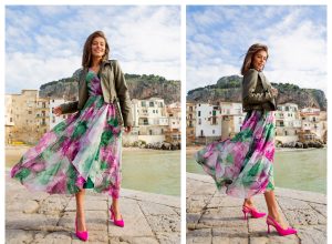Maxi sukienka z printami – ultra kobiecy must have wiosennych stylizacji